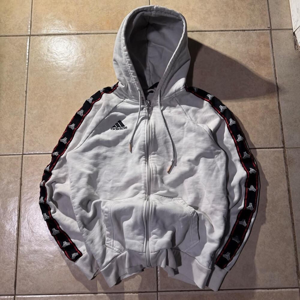 Y2k adidas white hoodie Size M in Mens